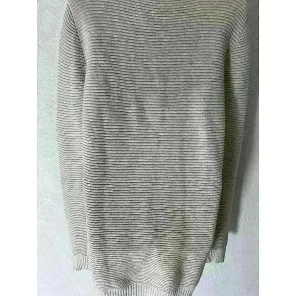 H&M Cotton Pullover Grey Round Neck Sweater Sz Medium - Picture 4 of 8